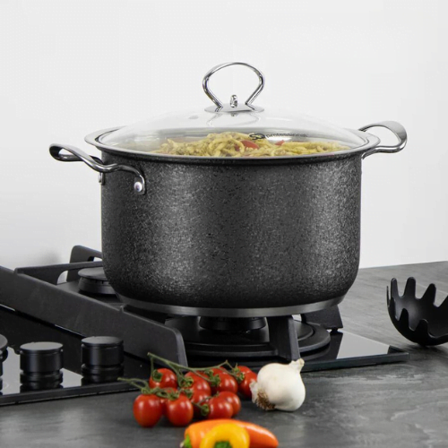 Stainless Steel Stockpot Soup Pot Induction With Tempered Glass Lid And ...